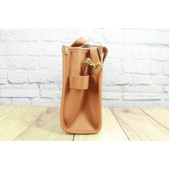 Marc Jacobs Grained Calfskin Tote Bag Argan Oil Brown - Picture 3 of 10